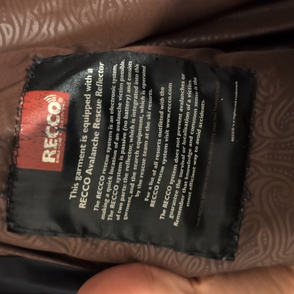 The North Face RECCO 600 Fill Down Winter Ski/Snowboard Jacket Black Fur Hood M - Picture 10 of 11